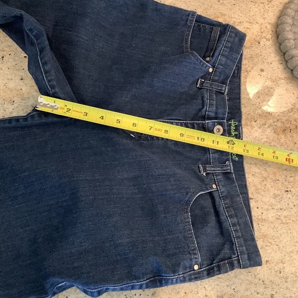 Fresh Produce Women's Stretch Blue Jeans Size 12 Straight Leg - Picture 5 of 8